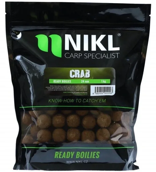 Nikl Ready Boilies Crab Hmotnost: 1kg, Průměr: 18mm