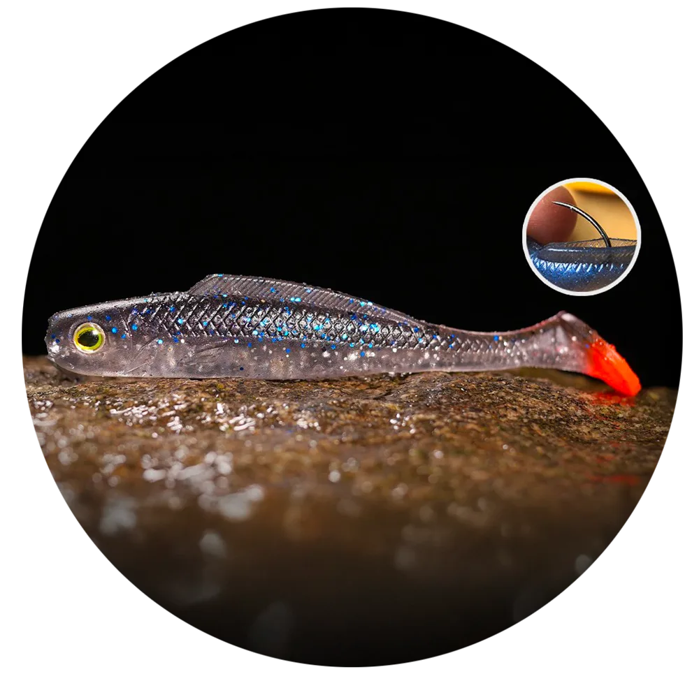 Redbass gumová nástraha ripper kicker super natur rt uv color - xxl 200 mm 50 g