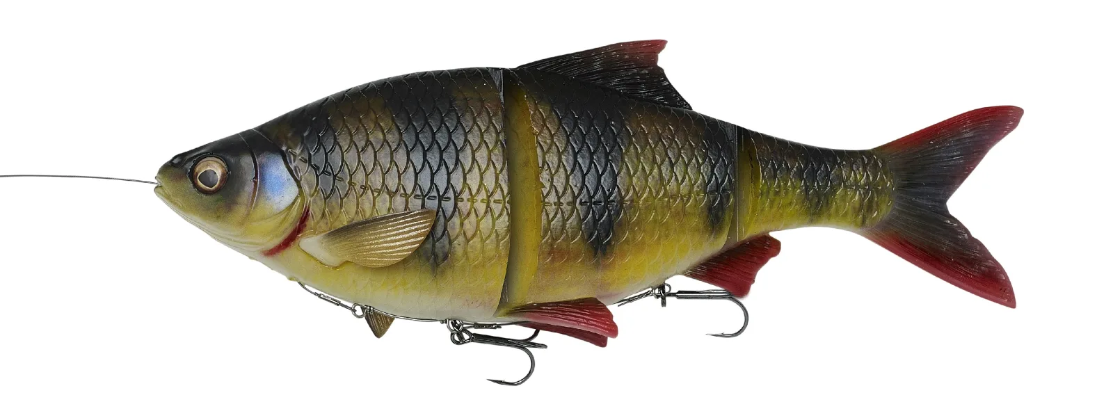 Savage Gear Gumová Nástraha 4D Line Thru Roach 86g 18cm Barva: SLOW SINK PERCH, Velikost: 18cm