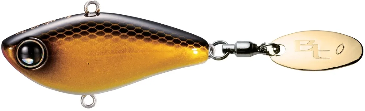 Shimano Nástraha Bantam Sinking Tail Spinner Black Gold Délka: 4,5cm, Hmotnost: 14g