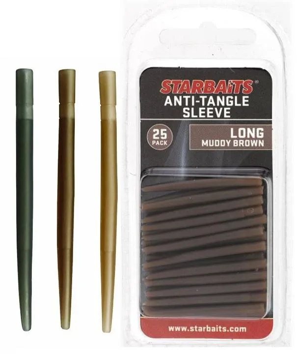 Starbaits Převleky Anti Tangle Sleeve Long 4cm/25ks Varianta: zelená