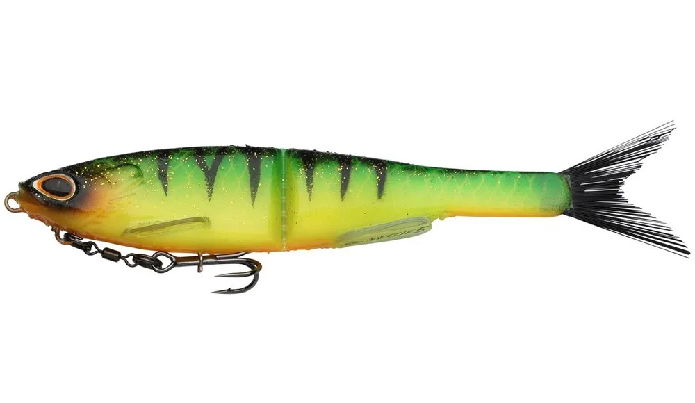 Berkley gumová nástraha powerbait nessie firetiger - 17 cm 28 g