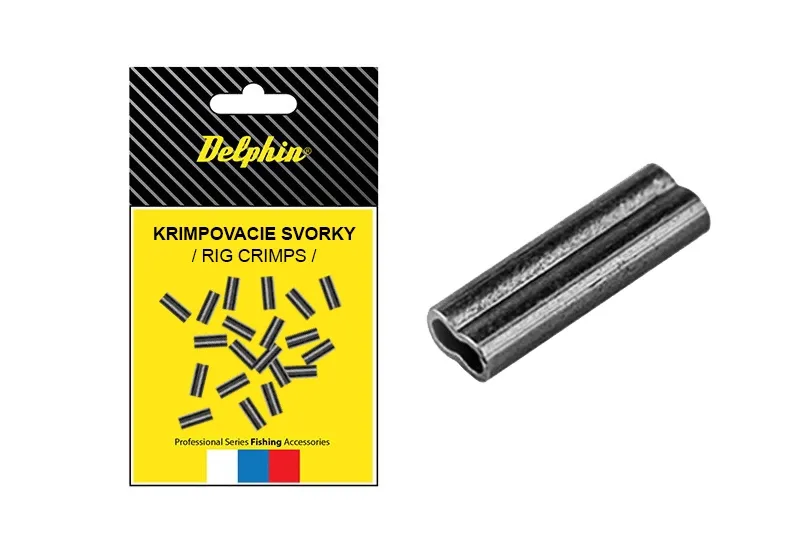 Delphin Krimpovací Svorky Pro Návazce 20ks Velikost: 0,7x1,5x6mm