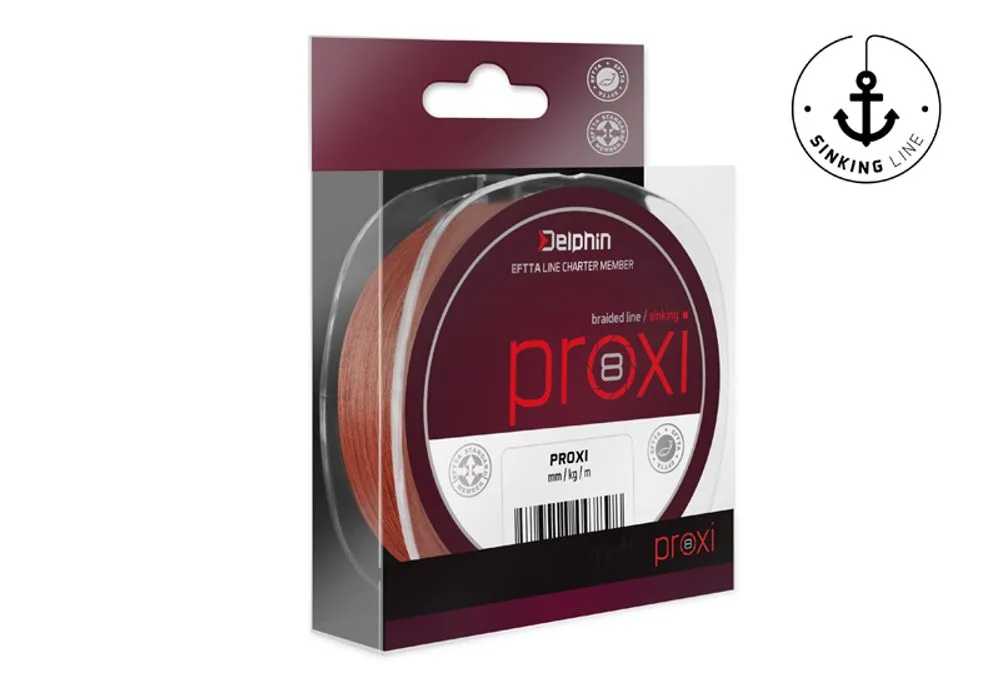 Delphin Šňůra Proxi 8 - 0,10mm 12,2lbs 130m