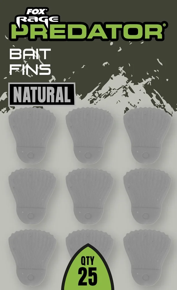 Fox rage predator ploutvičky bait fins natural 25 ks