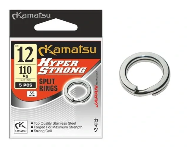 Kamatsu Kroužky Hyper Strong SS 5ks Počet kusů: 5ks, Průměr: 9mm