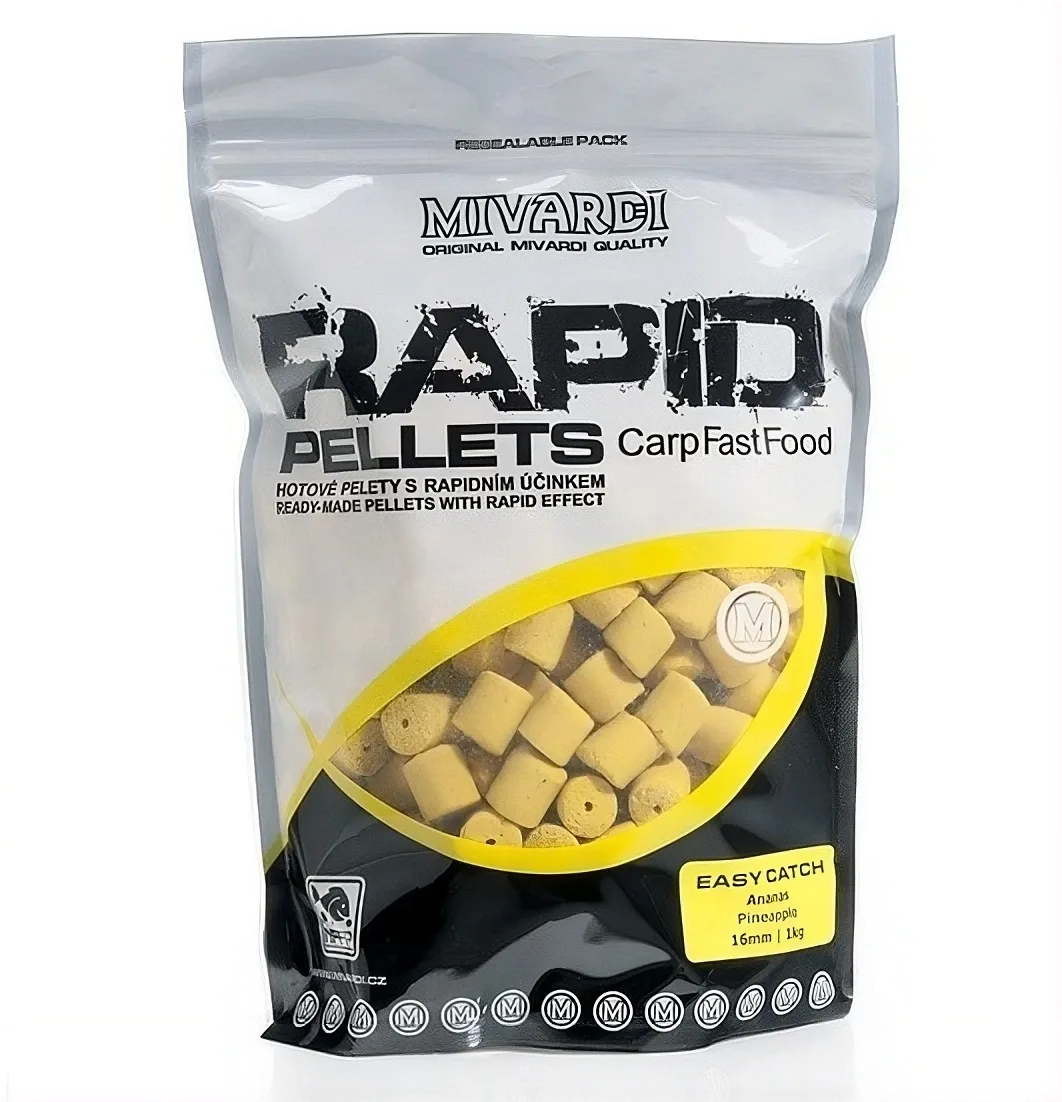 Mivardi Pelety Rapid Easy Catch Ananas Hmotnost: 2,5kg, Průměr: 8mm
