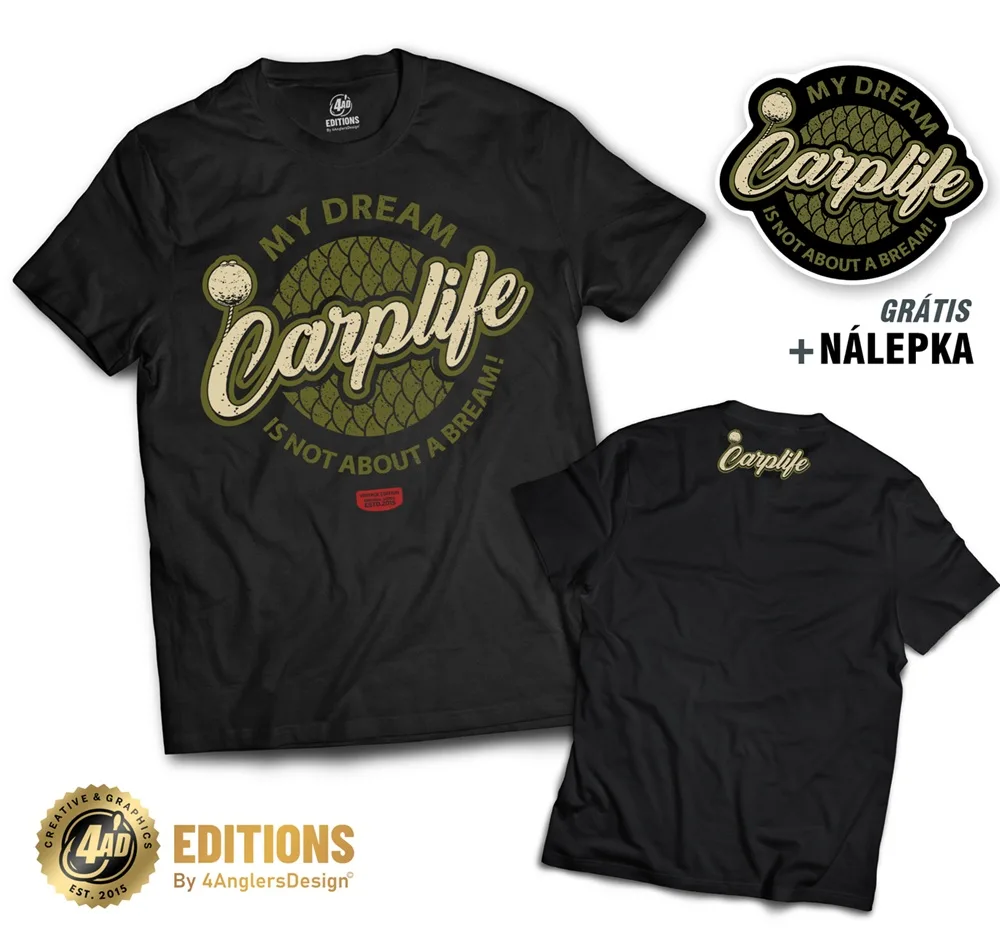 4anglersdesign tričko carplife - l