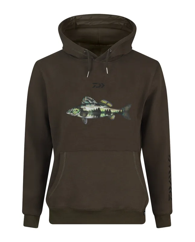 Daiwa mikina d-vec hoodie zander - l