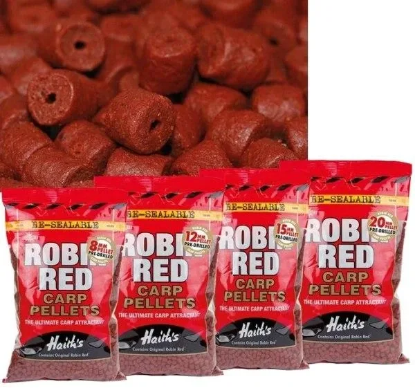Dynamite Baits Pelety Pellets Robin Red Pre-Drilled 900g Hmotnost: 900g, Průměr: 20mm
