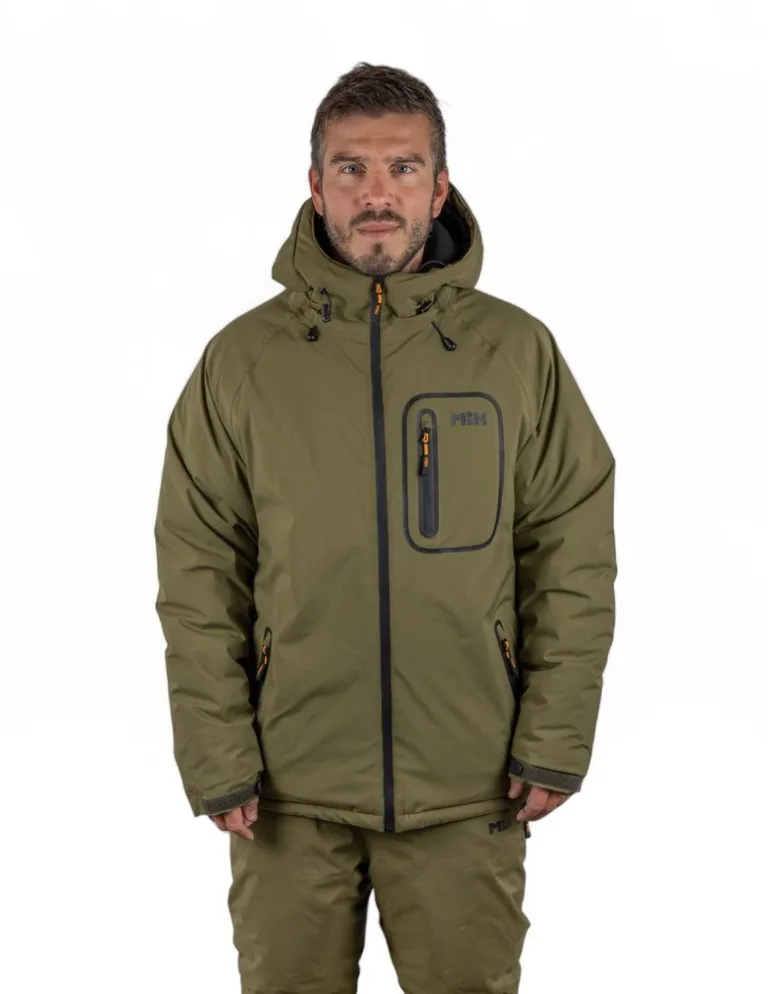 Mikbaits rybářská bunda Thermo exclusive zelená - XXL
