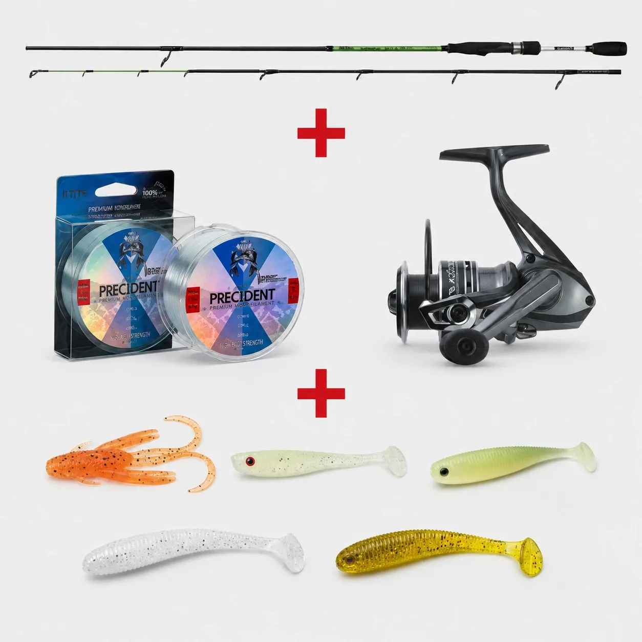 Mistrall Prut Lamberta Micro Jig 1,98m 0,5-6g 2-díl + Naviják Kudos + Vlasec + Nástrahy