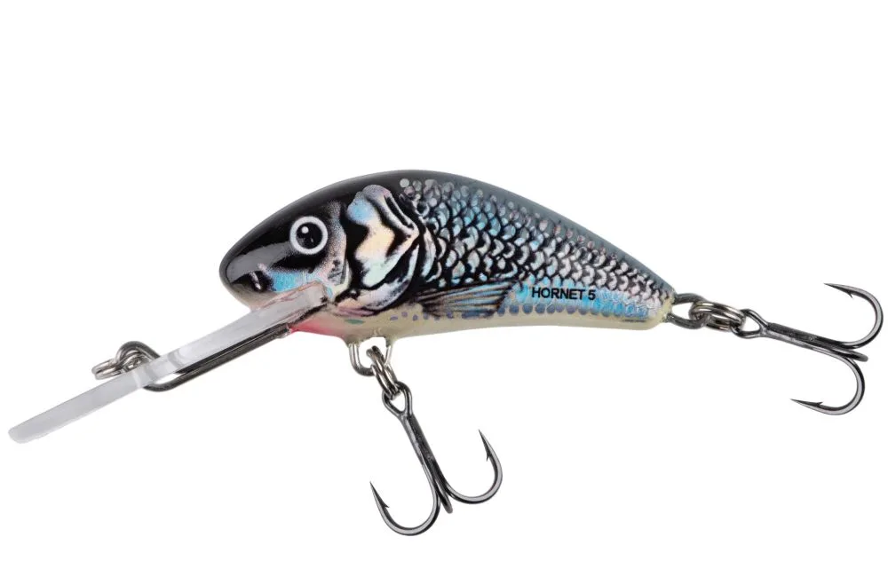 Salmo wobler hornet floating holographic grey shiner - 6 cm 11 g