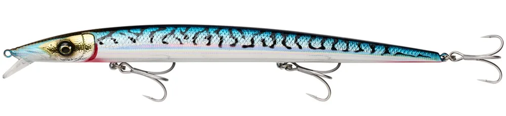 Savage gear wobler barra jerk sinking blue mackerel - 17,5 cm 29 g