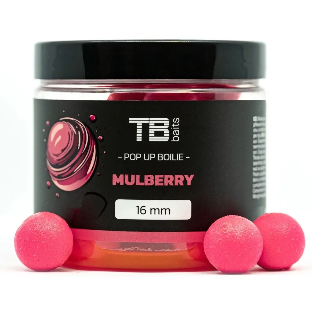 TB Baits Plovoucí Boilie Pop-Up Mulberry + NHDC 65g Hmotnost: 65g, Průměr: 12mm
