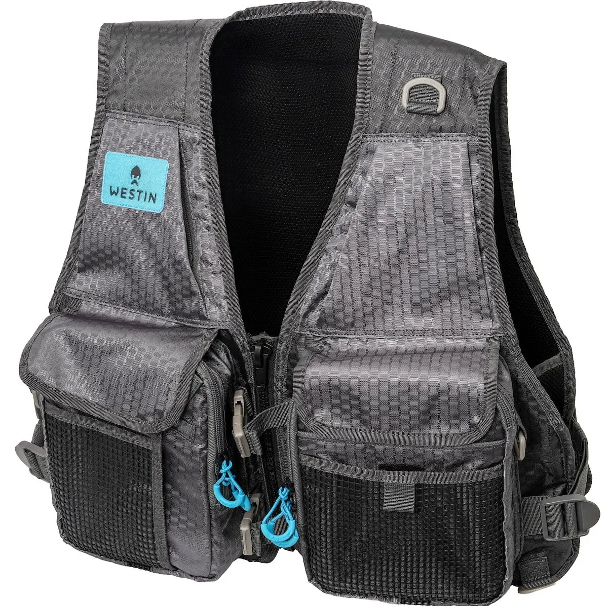 Westin vesta w4 hd fishing vest titanium grey