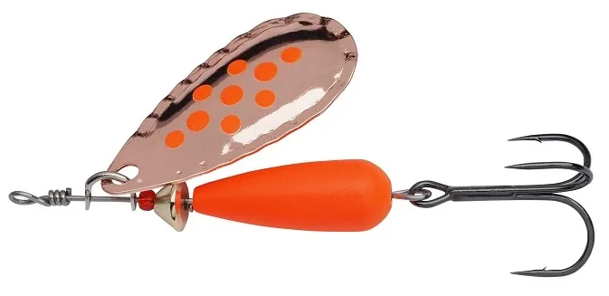 Abu garcia třpytka droppen spinners sinking matte fluo orange - 4 cm 4 g