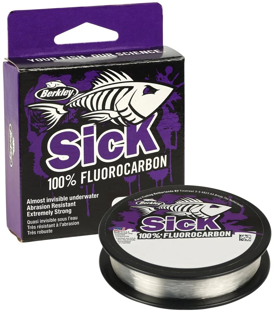 Berkley fluorocarbon sick fluorocarbon leader clear 50 m - 0,28 mm 5,9 kg