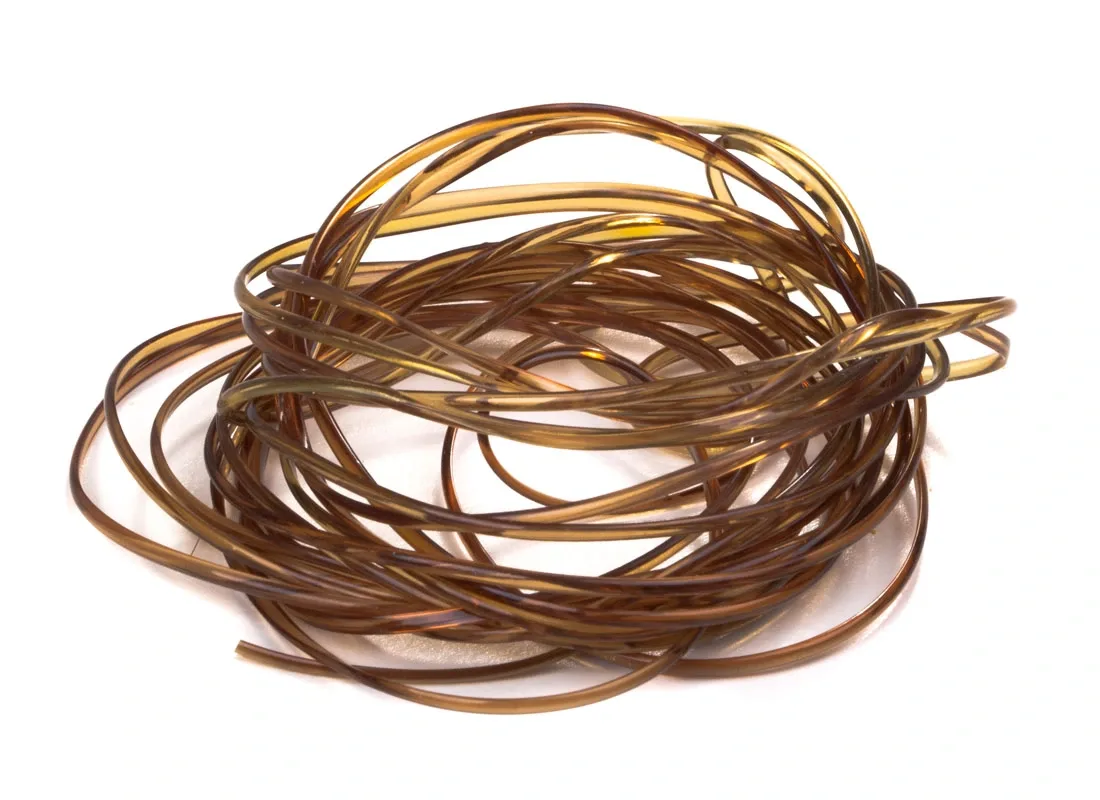 Hends Body Glass Half Round 1,2 mm Dark Brown