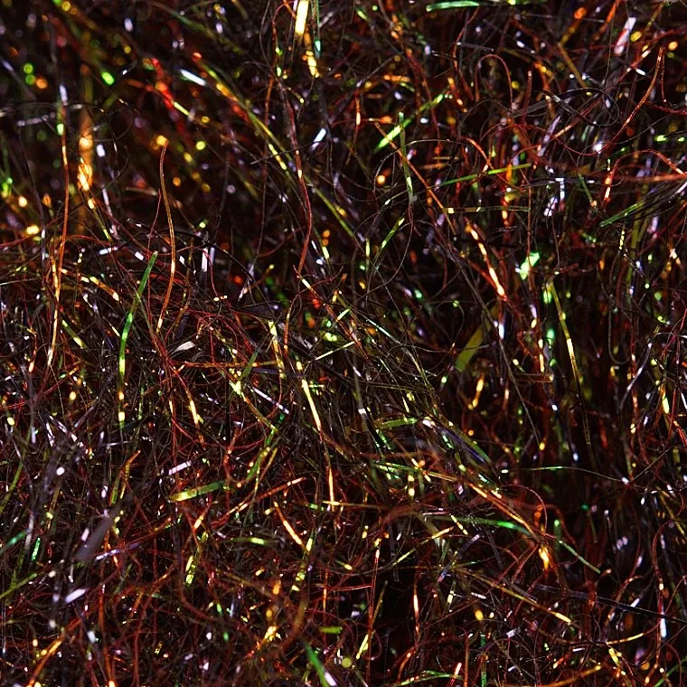 Hends Peacock Dubbing Dark Brown Red Violet Effect