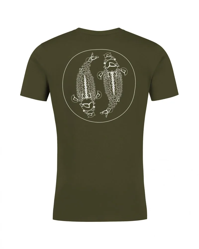 Korda Dámské triko Womens Mandala T-Shirt Dark Olive - XXXL