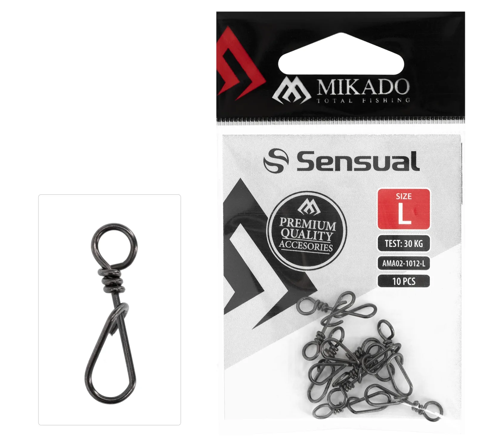 Mikado Rychloupínací Karabiny 10 ks Velikost: XXS ( 6 kg)