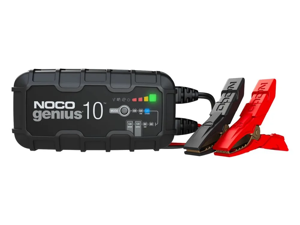 Noco Nabíječka Genius10 (6/12V 10A) pro LiFePO4 a olověné AGM/GEL akumulátory (2 - 230Ah)