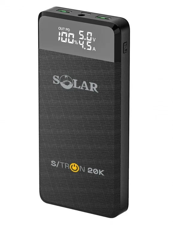 Solar powerbanka s-tron powerpack 20k