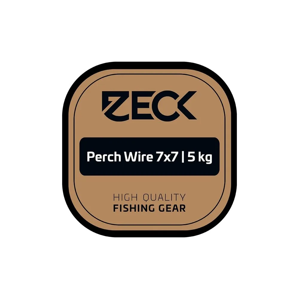 Zeck Vazatelné ocelové lanko Perch Wire 7x7 5kg - 4m