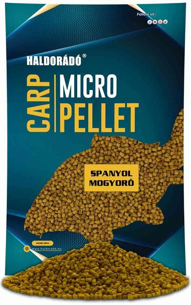 Haldorádó pelety carp micro pellet 600 g 2,5 mm - spanish nut