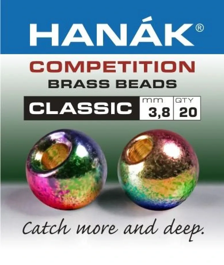 Hanák Competition Hanák Klasické Mosazné Hlavičky Metallic Duhové Průměr: 3,8mm