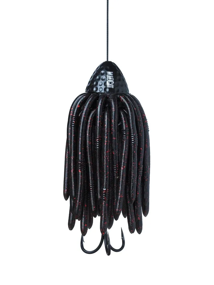 Madcat Nástraha Worms Teaser 35cm Black - 150g