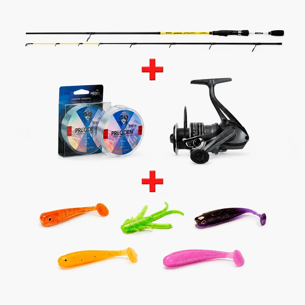 Mistrall Prut Lamberta Micro Jig 2,2m 2-9g 2-díl + Naviják Kudos + Vlasec + Nástrahy