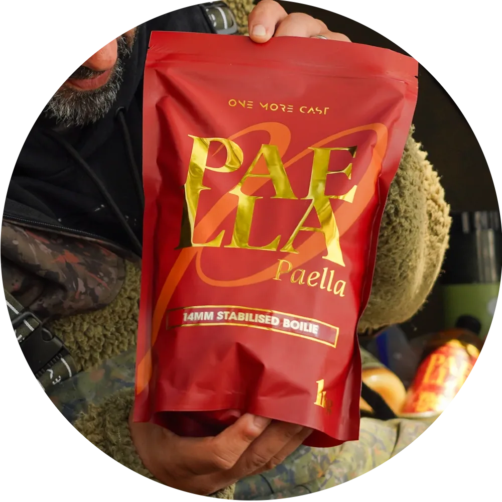 One more cast boilie stabilised boilie paella - 5 kg 18 mm
