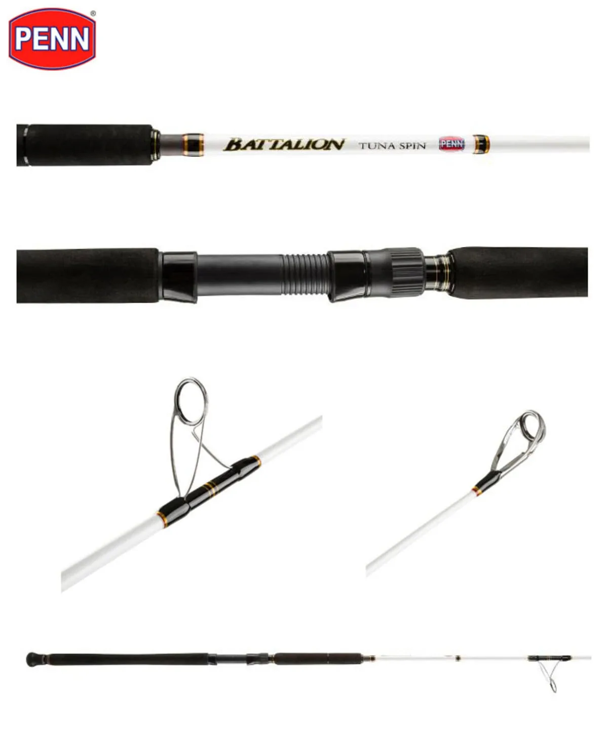 Penn Prut Battalion Tuna Spin 2,54m 80-130g 1+1-díl