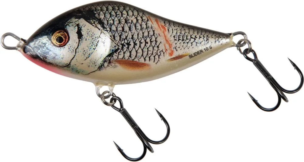 Salmo wobler slider floating wounded real grey shiner - 7 cm 17 g