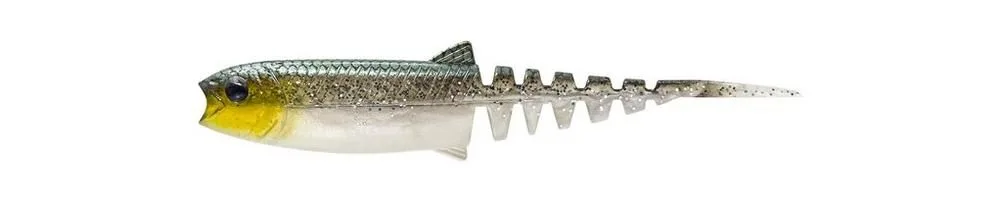 Savage Gear Gumová nástraha Cannibal Minnow V-Tail Green SLVR - 15cm 22g