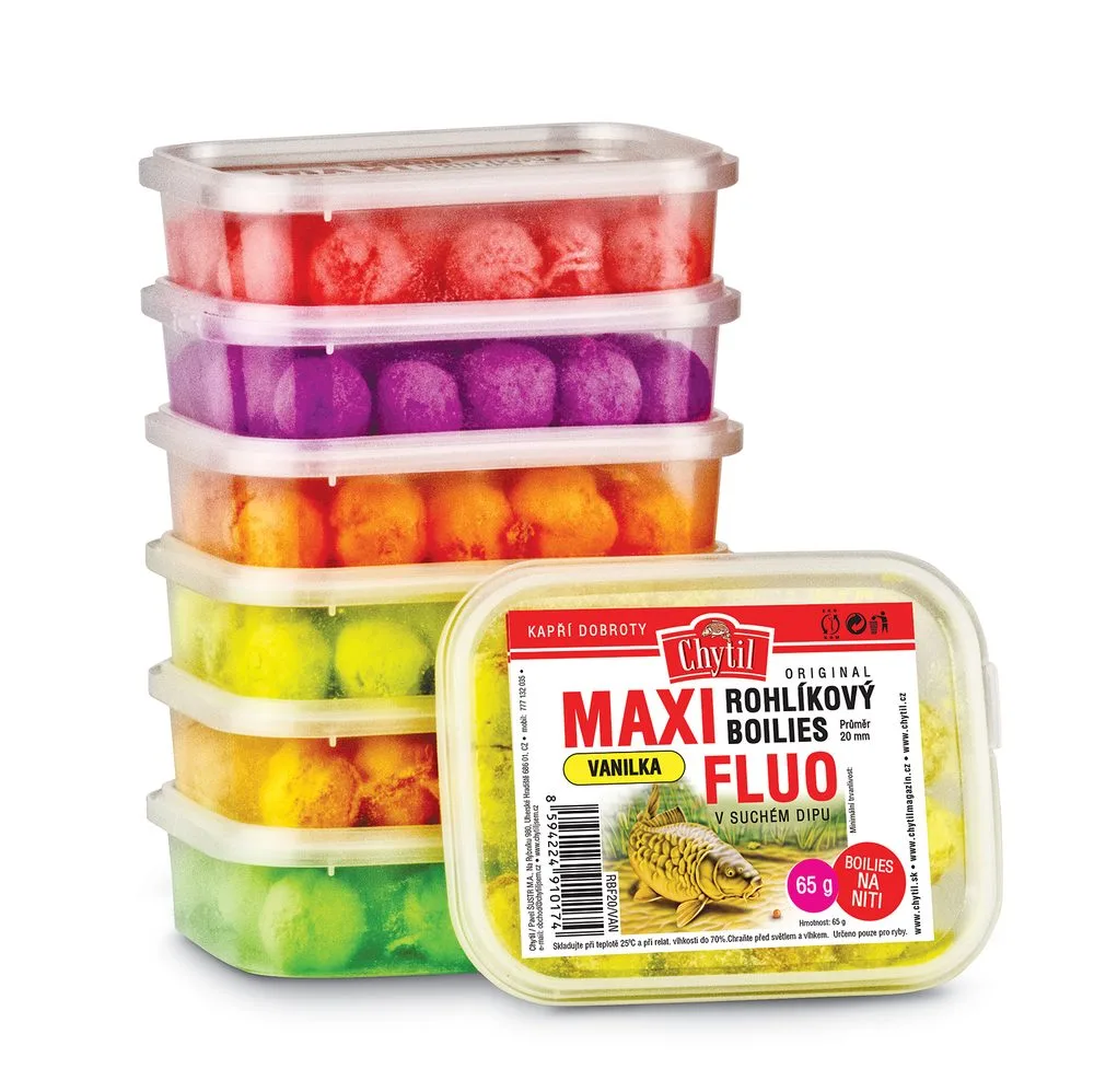 Chytil Rohlíkový Boilies Maxi FLUO 20mm 65g - Med