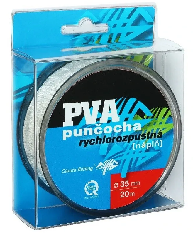 Giants Fishing PVA Náhradní Punčocha Mesh Fast Melt Refill 20m Průměr: 35mm