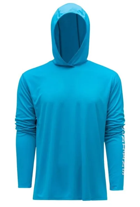 Grundéns UV Triko Tough Sun Hoodie Azure - S