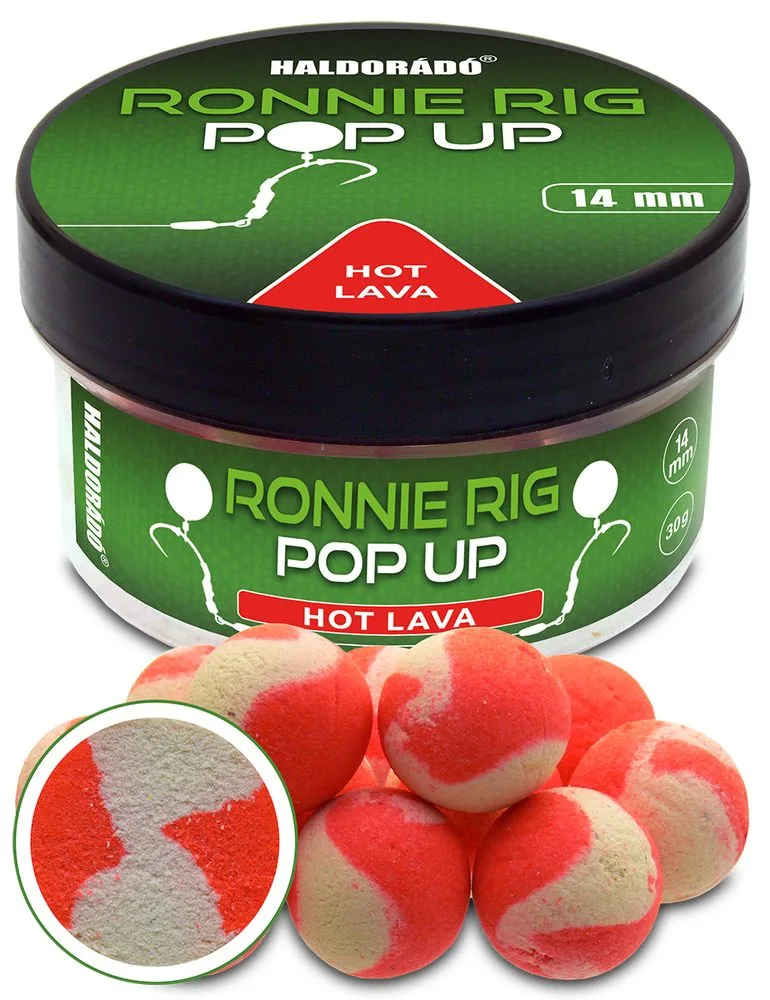 Haldorádó Pop-Up Ronnie Rig 14mm 30g - Hot Lava