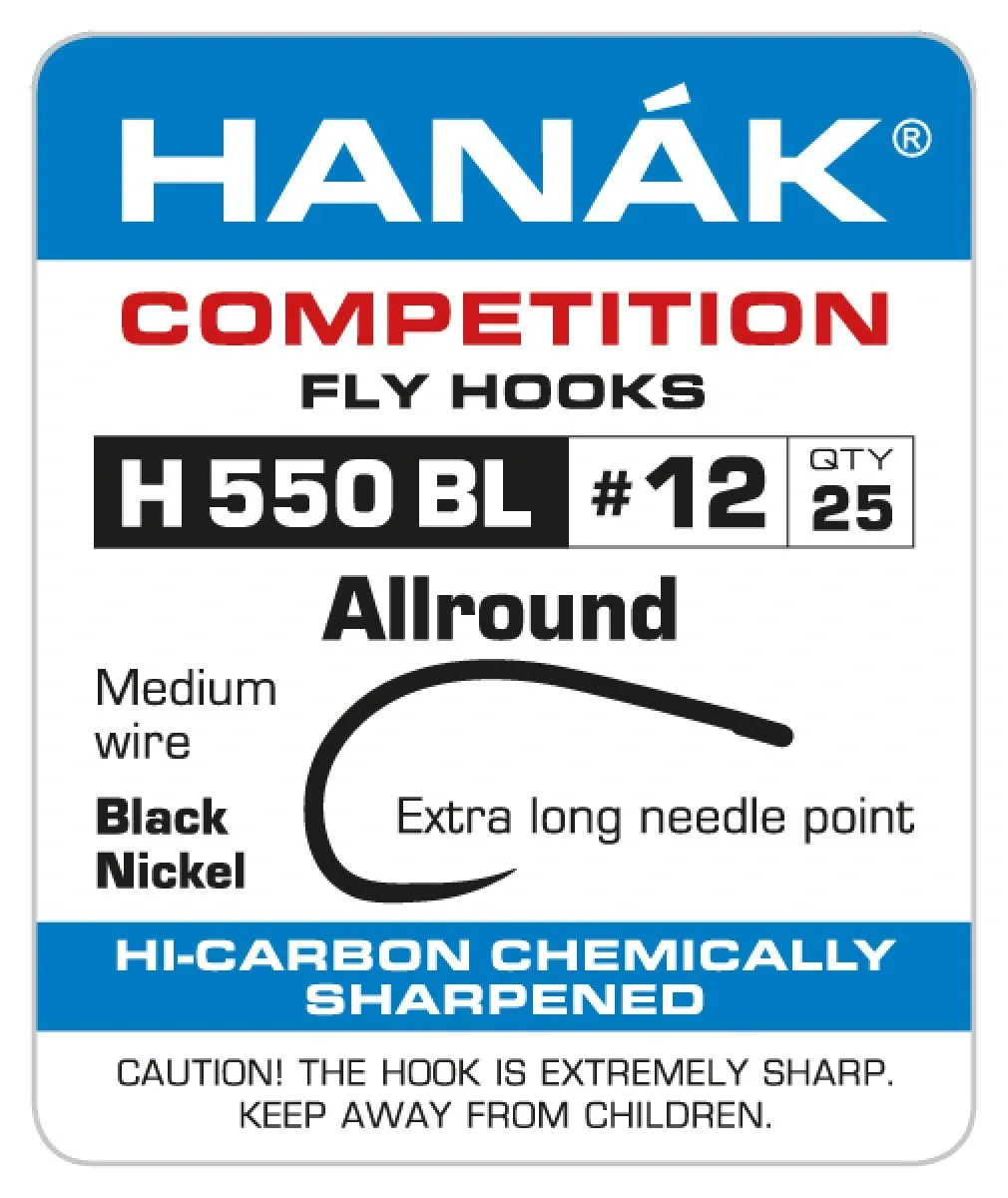 Hanák Competition Hanák Háčky H 550 BL Velikost háčku: #16