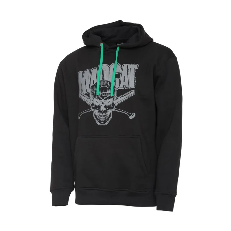 Madcat Rybářská Mikina Skull Hoodie Black - XXL