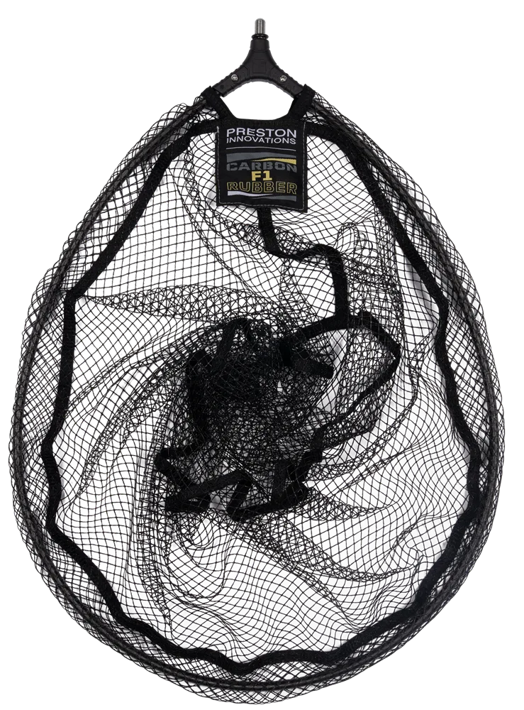 Preston innovations podběráková hlava carbon f1 latex landing net - 18" 45 cm