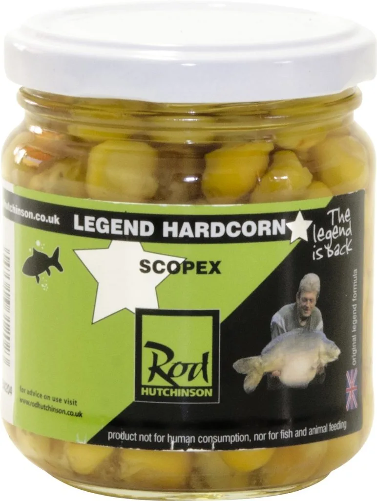 RH dipovaný partikl Legend Particles Hardcorn Scopex – ROD HUTCHINSON