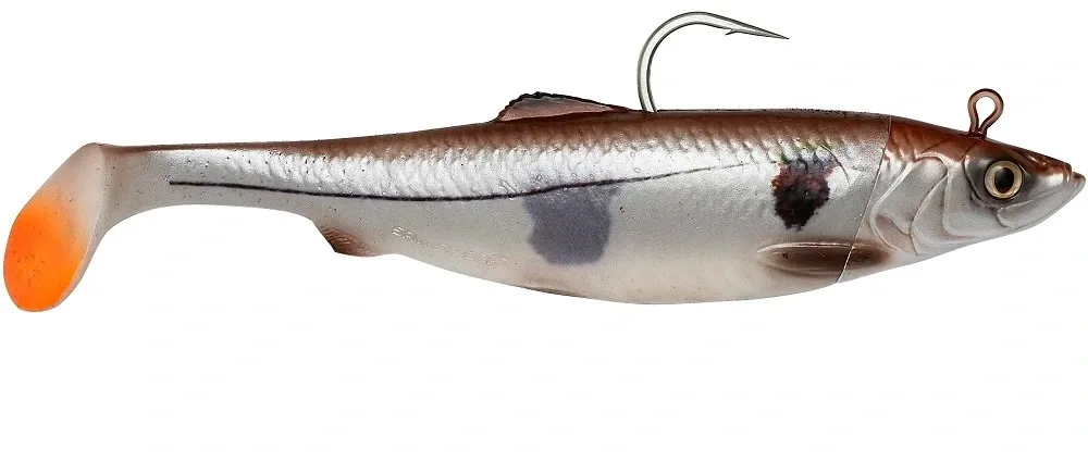 Savage Gear Gumová Nástraha 4D Herring Big Shad PHP Haddock Délka: 22cm, Hmotnost: 200g, Počet kusů: 2+1ks