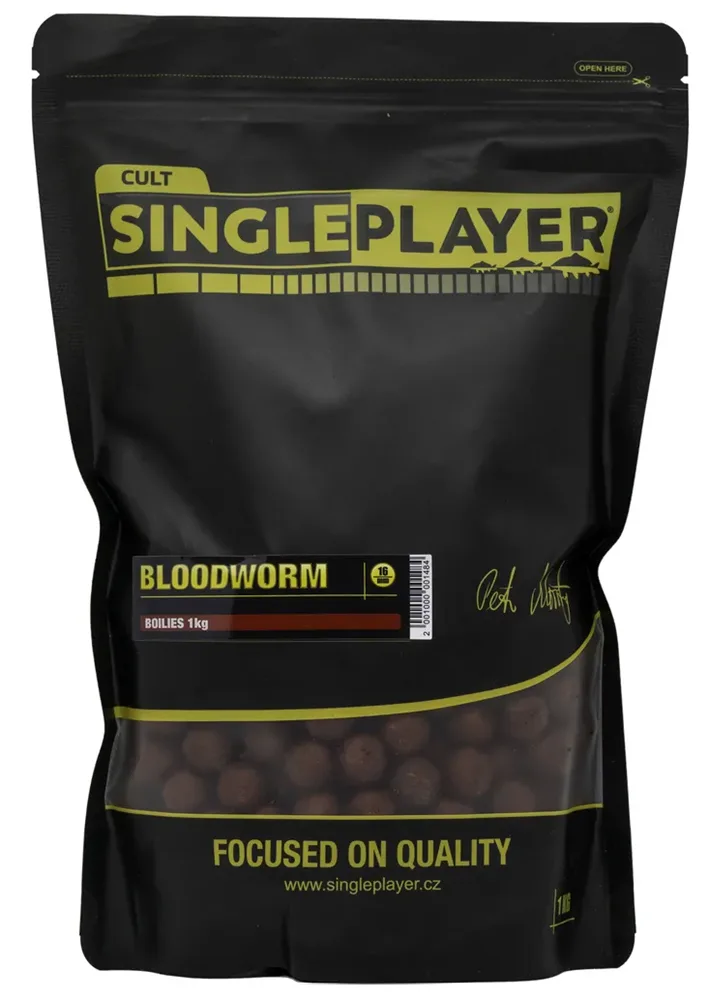 Singleplayer boilies bloodworm - 3 kg 20 mm