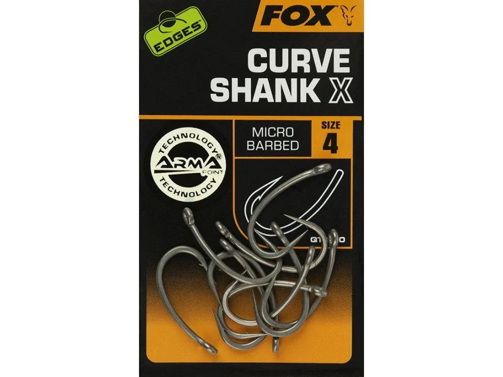 Fox Háčky Edges Curve Shank X Hooks 10ks Velikost háčku: #1