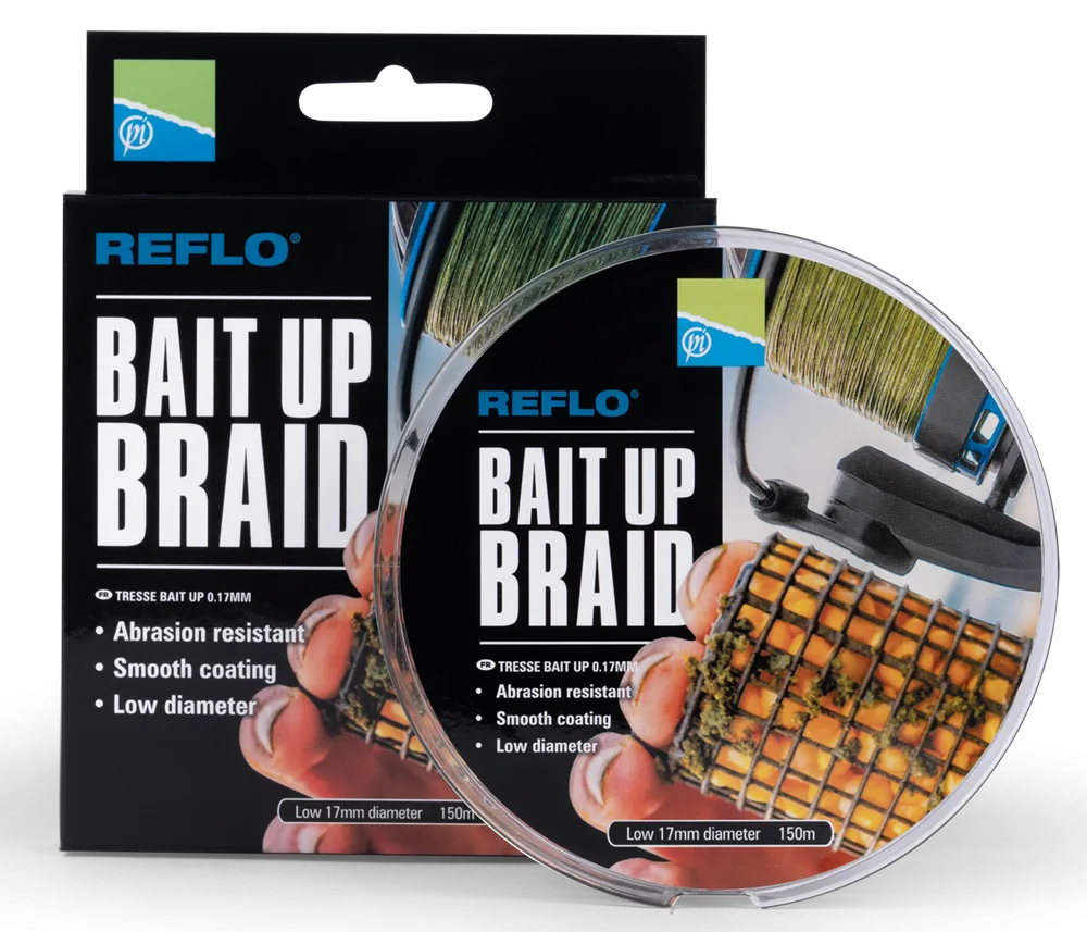 Preston innovations splétaná šňůra reflo bait up braid 150 m 0,17 mm