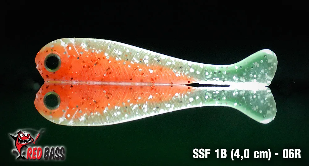 Redbass gumová nástraha mikrosmáček ssf 1b 06r - 4 cm 0,6 g